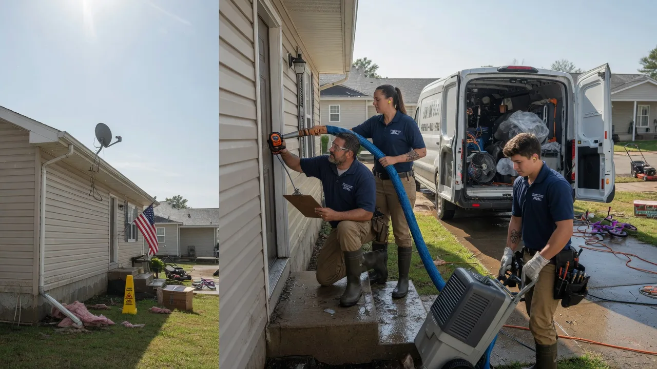 Ceiling Water Damage Restoration in New Waterford, OH near me